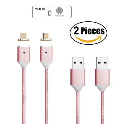 

Keymao 2nd Generation Magnetic Braided USB Charging Cable for Samsung Galaxy S2 S3 S4 S6 , Note 2/3/4/5,LG G4 G3, Sony Xperia 2