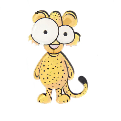 

Gernro Мультфильм акриловые значки для одежды Значок Pin Big Eyes Животные Иконки на рюкзаке
