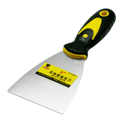 

ATA KATA stainless steel putty knife 3 inch plastic handle batch knife scraper blade putty knife trowel manual tool KT72007