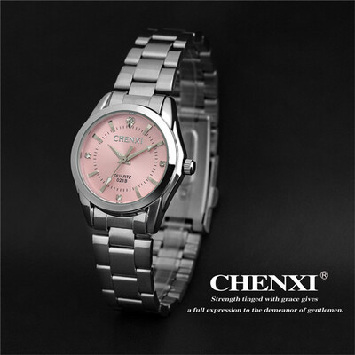 

CHENXI Brand Watches Women Casual Quartz Watch Ladies Fashion Rhinestone Steel Watch Female Elegant Clock