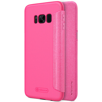 

Original Samsung Galaxy S8 Nillkin NEW LEATHER CASE- Sparkle Leather CASE-Sparkle Flip Cover