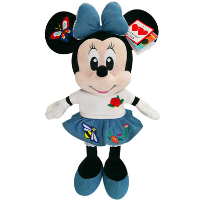 

Disney Disney плюшевые игрушки Минни пространство вышивки хлопка белый ковбой кукла новая кукла день рождения День Святого Валенти