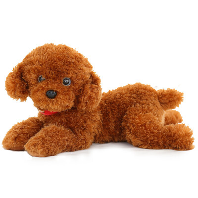 

Длинные точки Panda (Loong Horn Panda) JL001A кукла подушка мягкая игрушка собака Тедди собака лежала поза коричневый 40см