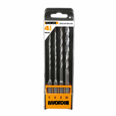 

WORX Two-slot two-slot SDS quick change hammer drill bit WA1123 Power tool attachment 4 round handle concrete drill bit set for quick-change hammer