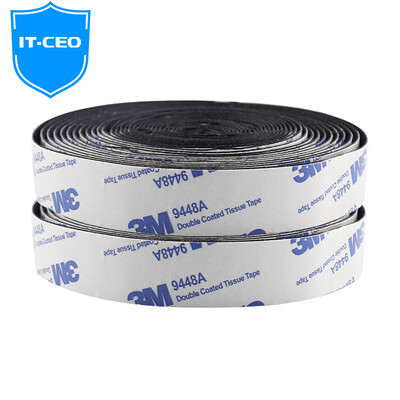 

IT-CEO 3M Beijiao Velcro Double-sided Glue Trousers Buckle Shoe Shine Tightening Velcro With Velcro 20mm Gouled Mosaic 2pcs 5m Black X103