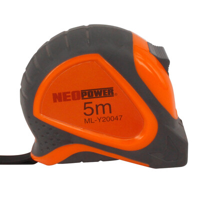 

Neopower neopower tape measure steel tape measure stone tape stainless steel waterproof rust steel tape measure ruler box ruler 5 m ML-Y20047