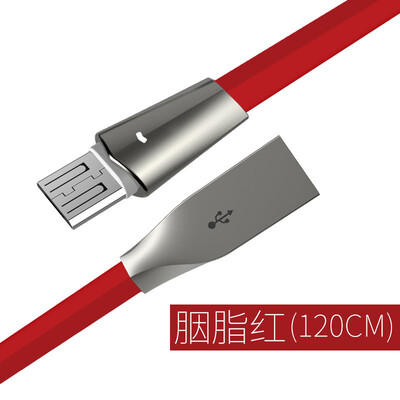 

кабель для передачи данных Huang Shang Anzhuo Huawei / проса / Samsung / Meizu / виво мобильный телефон быстрого заряда зарядное устройство линия USB кабель 1.2м Carmine