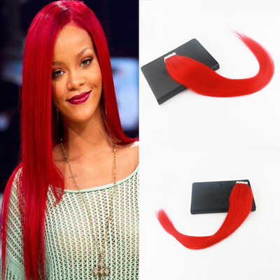 

High Quality Straight Hair 2PcsLot Brazilian Remy Hair 14-24" 50G 20Pcs Per Package Bundle Skin Weft Hair Extensions