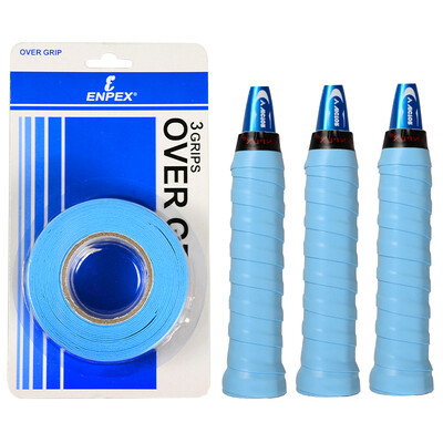 

Lover Enpex three put on badminton clapper plastic mesh plush handmade badminton sweat sweater with sky blue