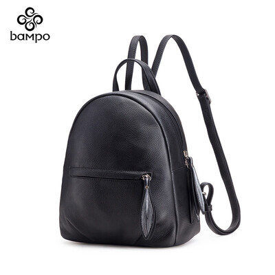

Banpo ornaments bampo backpack cute cartoon suede leather backpack travel bag female D720150016 black 930