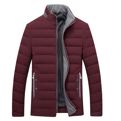 

Men 's thick down jacket collar collar in the young winter warm jacket as gift for men
