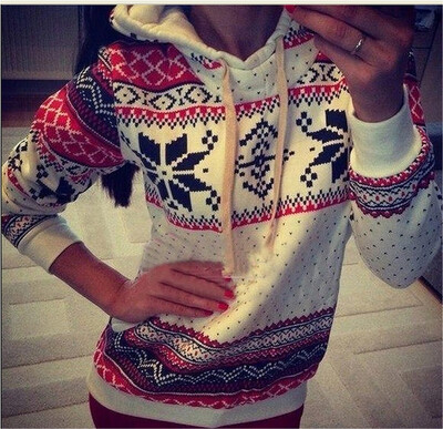 

Womens Hoody Hoodie Sweater Tops Ladies Hooded Sweatshirt Pullover Jumper Coat