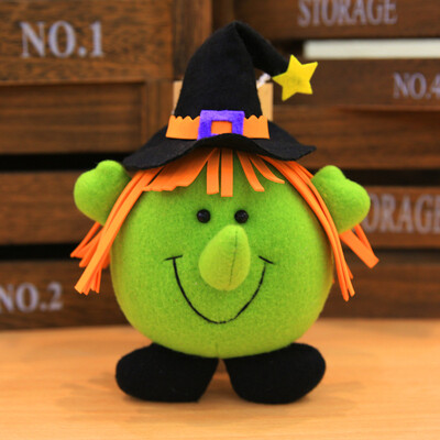 

2 Цвета Хэллоуин Смазливая Игрушки Украшение Ткань Материал Тыквенная Ведьма Кукла Привеска Фестиваль Аксессуары Бар Рынок