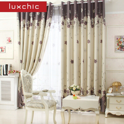 

Lily Floral Отпечатанные занавески для гостиной занавесок для спальни \ Современные занавески для детей на заказ