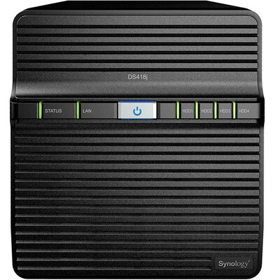 

Synology DS418j 4-bay NAS Network Storage Server (no internal hard drive