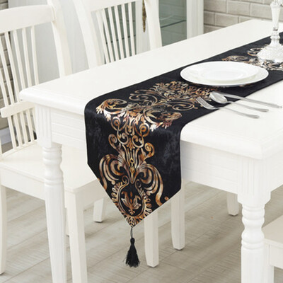 

Cntomlv modern simple fashion table runner European style Luxury Sino US Nordic table cloth coffee table bed flag bed towel