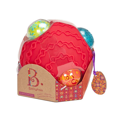 

B.Toys Bole early childhood education toy ball sense of the traditional Boli sense of the ball infants catching the ball touch the ball sensory training can chew 6 months + BX1153Z