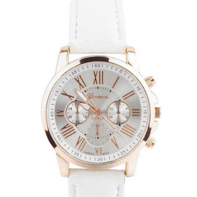 

Женщины, Девушки, Римские Цифры Искусственная Кожа Аналоговые Кварцевые Наручные Часы Стильные