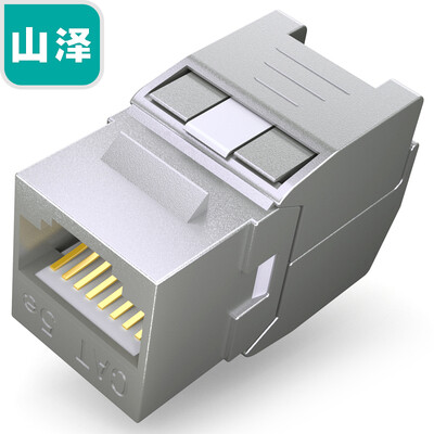 

Shanze (SAMZHE) WPB-015 модуля Свободной игры экранированных UTP категория 5 инженерных сетей класс модуль анти-интерференции Fast CAT5e кабель rj45 кристалл голову гальванической гнездовой разъема