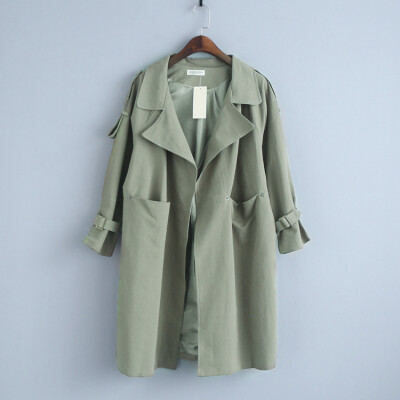 

Autumn and winter women tide temperament in the long section of the collar coat coat coat