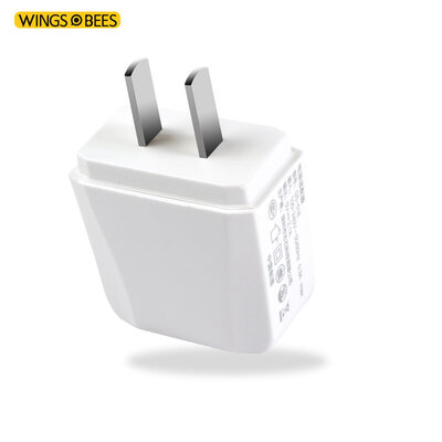 

Beeswax Power Adapter Mobile Power Mobile Phone Charger USB Power Adapter Dual Charger Plug White
