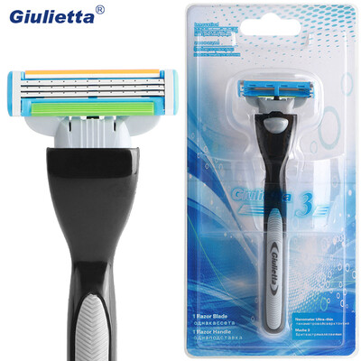 

Giulietta Razor Holder Tool Post a High Quality Face Care Shaving Razor Blade For Men 3 Layer GF1202c
