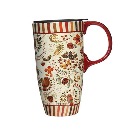 

A Ting высокий, керамические поездки кружку кофе воды под крышкой кубок 17 оз.