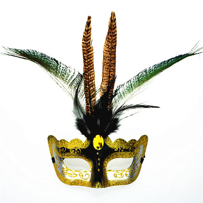 

Хэллоуин Партия Украшение Венецианская маска Павлиньи перья Маска Высокое качество