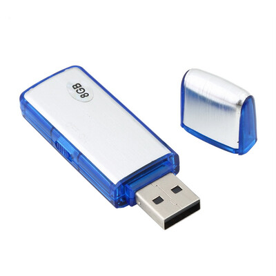 

новый "2in1" 8 цифровых аудио диктофон USB накопитель памяти диска.