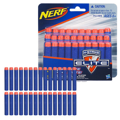 

Hasbro NERF Аксессуары игрушечного пистолета (голубой, оранжевый) уличные игрушки A1456