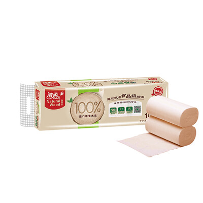 

Clean soft C & S roll of natural wood silky thick 4 layer 140g toilet paper 10 volumes low whiteness available for mother&child Tissue