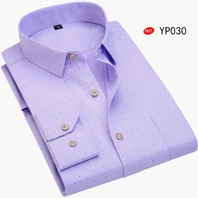 

Men Shirt Fashion Long Sleeve Printing Spring Autumn Slim