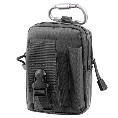 

Compact Multipurpose Tactical Molle EDC Utility Gadget Pouch Tools Waist Bag with Cell Phone Holster Holder