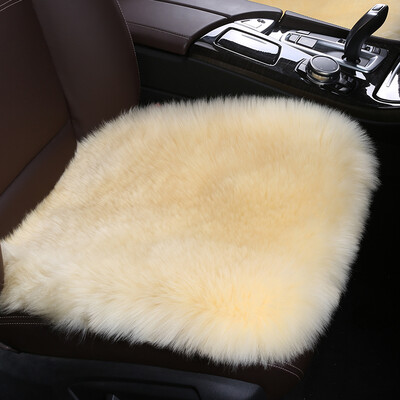 

Antarctic nanjiren wool cushion in the long hair cushion winter car seat cushion pad car mat lamb skin car dual-use small square pad 45 × 45cm fashion rice