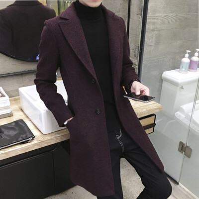 

2017 autumn new men coat long coat as gift for men