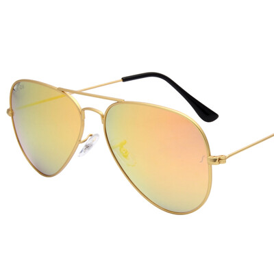 

Влюбись в классических поляризованных солнцезащитных очков (LianSan) Мужские Юрт вождения зеркало солнцезащитные очки 3025 золотой раме голубой лед 62мм пленки