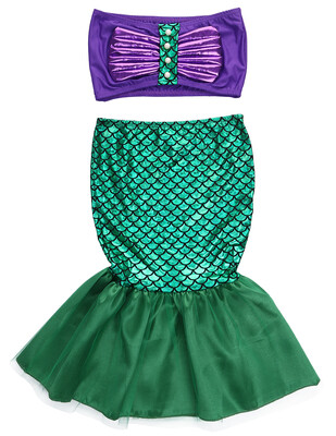

Baby Girls Mermaid Tails Costume Bikini Swimwear Swimsuit Outfits Dress