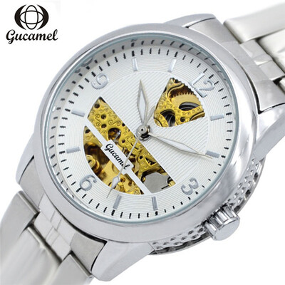 

2017 Luxury Brand Stainless Steel Watch Men Business Casual Automatic Mechanical Watches Military Wristwatch Waterproof