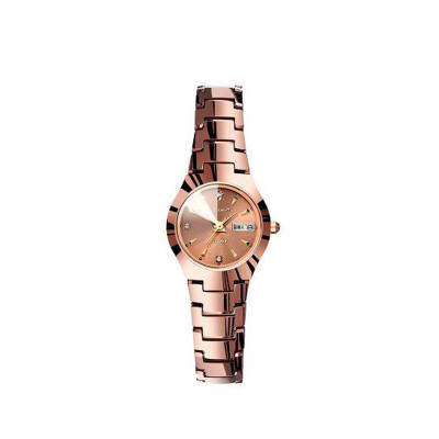 

Women's watch waterproof fashion models 2017 new rose gold tungsten steel watch quartz watch