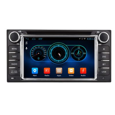 

Quad Core 1024600 Android wifi 62" touch screen In dash head unit car dvd player gps nav stereo for toyota Universal 16G