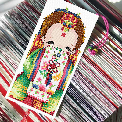 

embroider DIY DMC Cross stitchSets For Embroidery kits bookmark factory direct sale