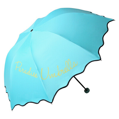 

[Супермаркет] рай зонтик Jingdong покойной принцессы Сирень цветной ткани Серебряная луна тройной гриб зонтик зонтик фиолетовый 33166E