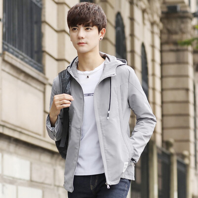 

2017 Fall new men's jacket hooded jacket male casual students on the clothes autumn and winter men's clothing as gift for men
