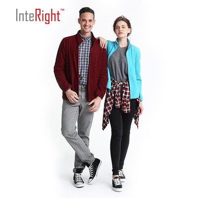 

INTERIGHT Women Polar Fleece Lapel Sweater Casual Jacket