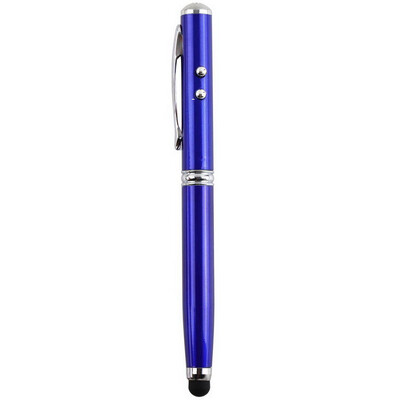 

4in1 LED Laser Pointer Torch Touch Screen Stylus Ball Pen for iPhone4 4s