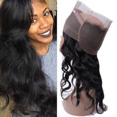 

360 Lace Frontal Closure Malaysian Virgin Remy Human Hair Body Wave and Natural Color