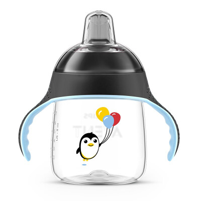 

Philips New Angie Британский бренд AVENT Black Cartoon Penguin Cup 260мл SCF753 / 18