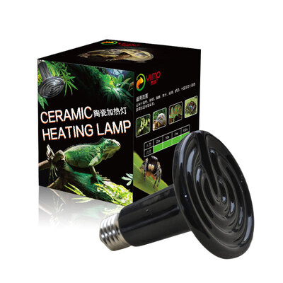 

Yi Meng reptile ceramic heating lamp turtle drying back lamp tortoise scorpion snake parrot lizard climbing pet box insulation lamp supplies 50w