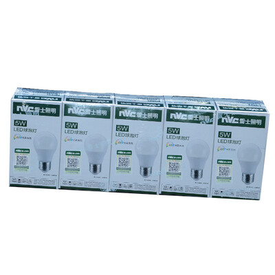 

NVC Lighting NVC glorious series LED bulb e27 large mouth 5 sticks 5W white 6500k