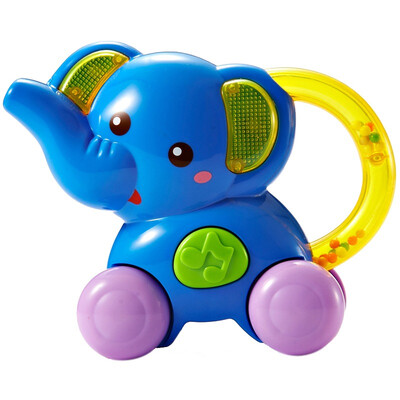 

O Pui AUBY educational toys elephant trumpet rattles infant children learn climbing early childhood education toys 463431DS